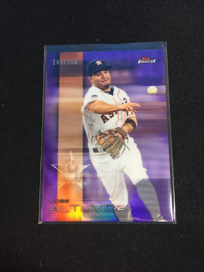 2016 Finest Purple Refractor Jose Altuve Astros /250