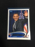 2012 Topps Barack Obama President Baseball Card
