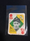 1951 Topps Red Back Side Hudson Senators Baseball Card