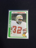 1978 Topps #400 O.J. Simpson 49ers Football Card