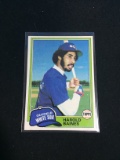 1981 Topps #347 Harold Baines White Sox Rookie Baseball Card