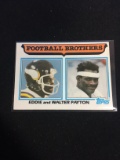 1982 Topps #269 Walter & Eddie Payton Football Brothers Card