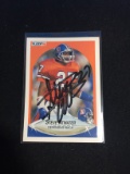 Hand Signed 1990 Fleer Steve Atwater Autographed Broncos Football Card