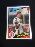 1984 Topps #63 John Elway Broncos Rookie Football Card