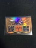 2010 Topps Triple Threads Eric Decker Broncos Triple Game Used Jersey Football Card /27 - RARE