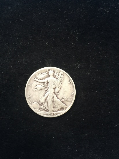 1944-DUnited States Walking Liberty Silver Half Dollar - 90% Silver Coin