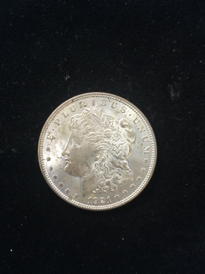 1921 United States Morgan Silver Dollar - 90% Silver Coin