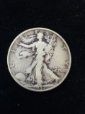 1937-S United States Walking Liberty Silver Half Dollar - 90% Silver Coin