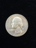 1964-D United States Washington Silver Quarter Dollar - 90% Silver Coin