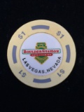 Vintage Boulder Station - Las Vegas, Nevada $1 Casino Chip - RARE