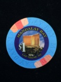 Vintage Mandalay Bay Casino - Las Vegas, Nevada $1 Casino Chip - RARE