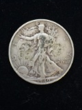 1940-S United States Walking Liberty Silver Half Dollar - 90% Silver Coin