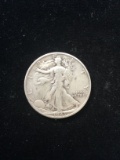 1943-D United States Walking Liberty Silver Half Dollar - 90% Silver Coin