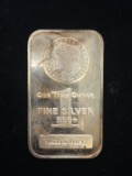 1 Troy Ounce .999 Fine Silver Morgan Style Silver Bullion Bar