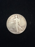 1942-S United States Walking Liberty Silver Half Dollar - 90% Silver Coin