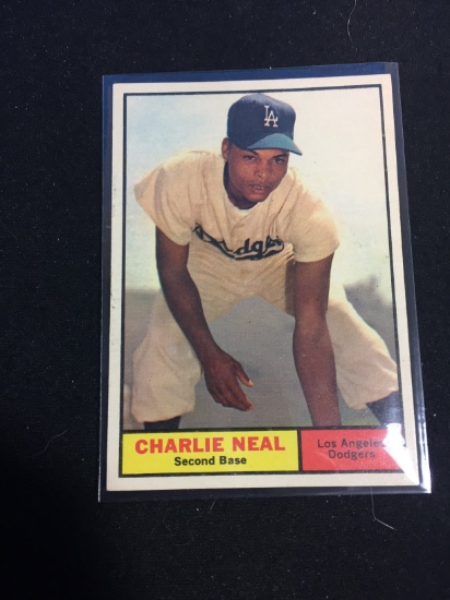 1961 Topps #423 Charley Neal Dodgers