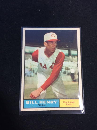 1961 Topps #66 Bill Henry Reds