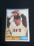 1961 Topps #72 Stu Miller Giants