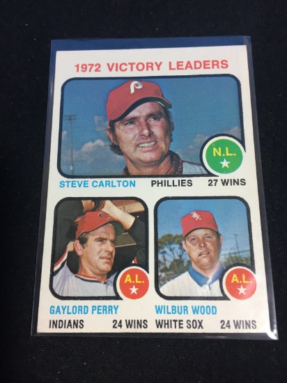 1973 Topps #66 Victory Leaders - Steve Carlton, Gaylord Perry