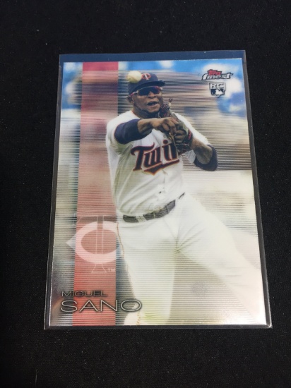 2016 Finest Miguel Sano Twins Rookie Baseball Card