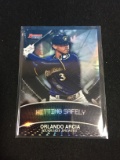 2016 Bowman's Best Stat Line Refractor Orlando Arcia Brewers