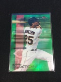 2016 Finest Green Refractor Byron Buxton Twins /99