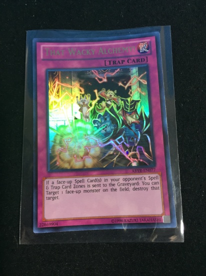 Holo Yu-Gi-Oh! Card - That Wacky Alchemy! ABYR-EN077