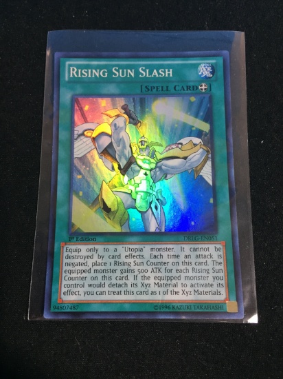 Holo Yu-Gi-Oh! Card - Rising Sun Slash DRLG-EN051