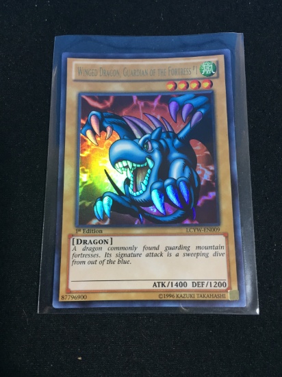 Holo Yu-Gi-Oh! Card - Winged Dragon, Guardian of The Fortress #1