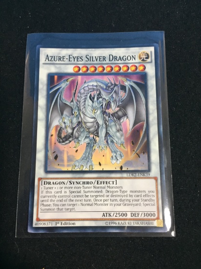 Synchro Yu-Gi-Oh! Card - Azure-Eyes Silver Dragon LDK2-ENK39