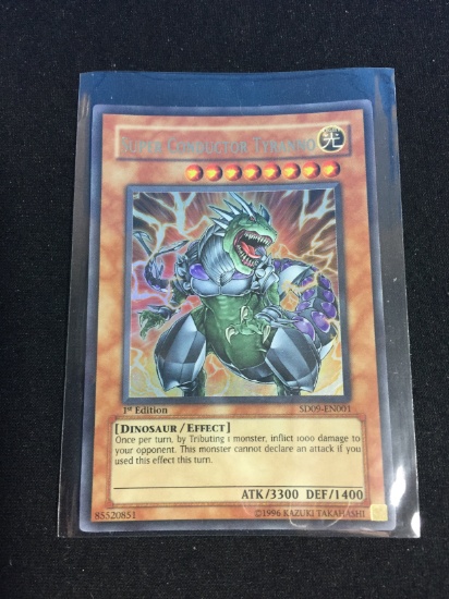 Holo Yu-Gi-Oh! Card - Super Conductor Tyranno SD09-EN001