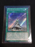 Holo Yugioh Card - The Grand Spellbook Tower ABYR-EN060 Secret Rare