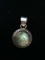 Old Pawn Sterling Silver Shell Pendant