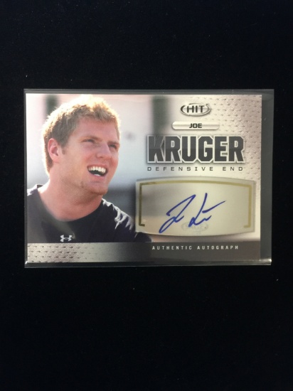 2013 Sage Hit Paul Kruger Rookie Autograph Utah