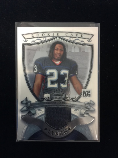 2007 Bowman Sterling Marshawn Lynch Rookie Jersey Card