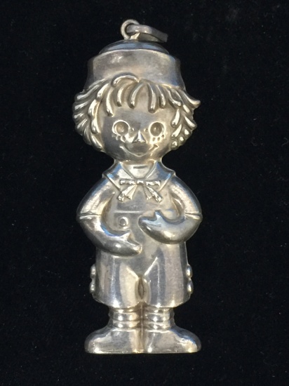 RARE Bobbs Merrill 1980 Sterling Silver Christmas Ornament