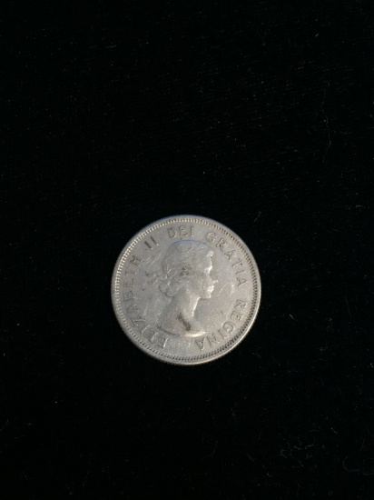 1964 Canadian Silver Quarter - 80% Silver Coin