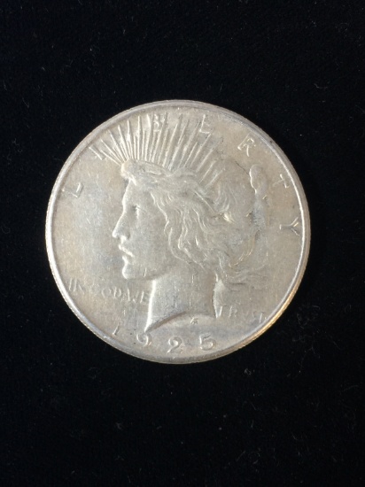 1925-S United States Peace Silver Dollar - 90% Silver Coin