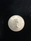 1957 Canadian Half Dollar - 80% Silver Coin