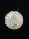 1960 Canadian Half Dollar - 80% Silver Coin