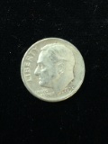 1955-D United States Roosevelt Dime -90% Silver Coin
