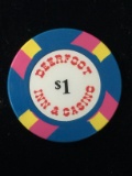 Deerfoot Casino $1 Poker Chip
