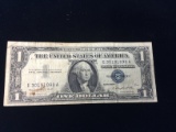 United States 1957 Series-A Washington Silver Certificate $1 Bill Currency Note