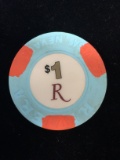 Rivera $1 Gaming Poker Chip