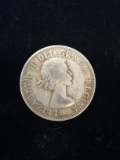 1954 Canadian Half Dollar - 80% Silver Coin