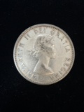 1960 Canadian Half Dollar - 80% Silver Coin