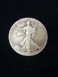 1941 United States Walking Liberty Half Dollar - 90% Silver Coin