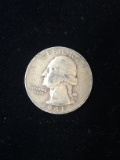 1941-S United States Washington Quarter - 90% Silver Coin
