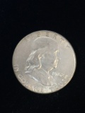 1962 United States Franklin Half Dollar - 90% Silver Coin