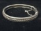Rare Whiting & Davis Sterling Silver Bangle Cuff Bracelet